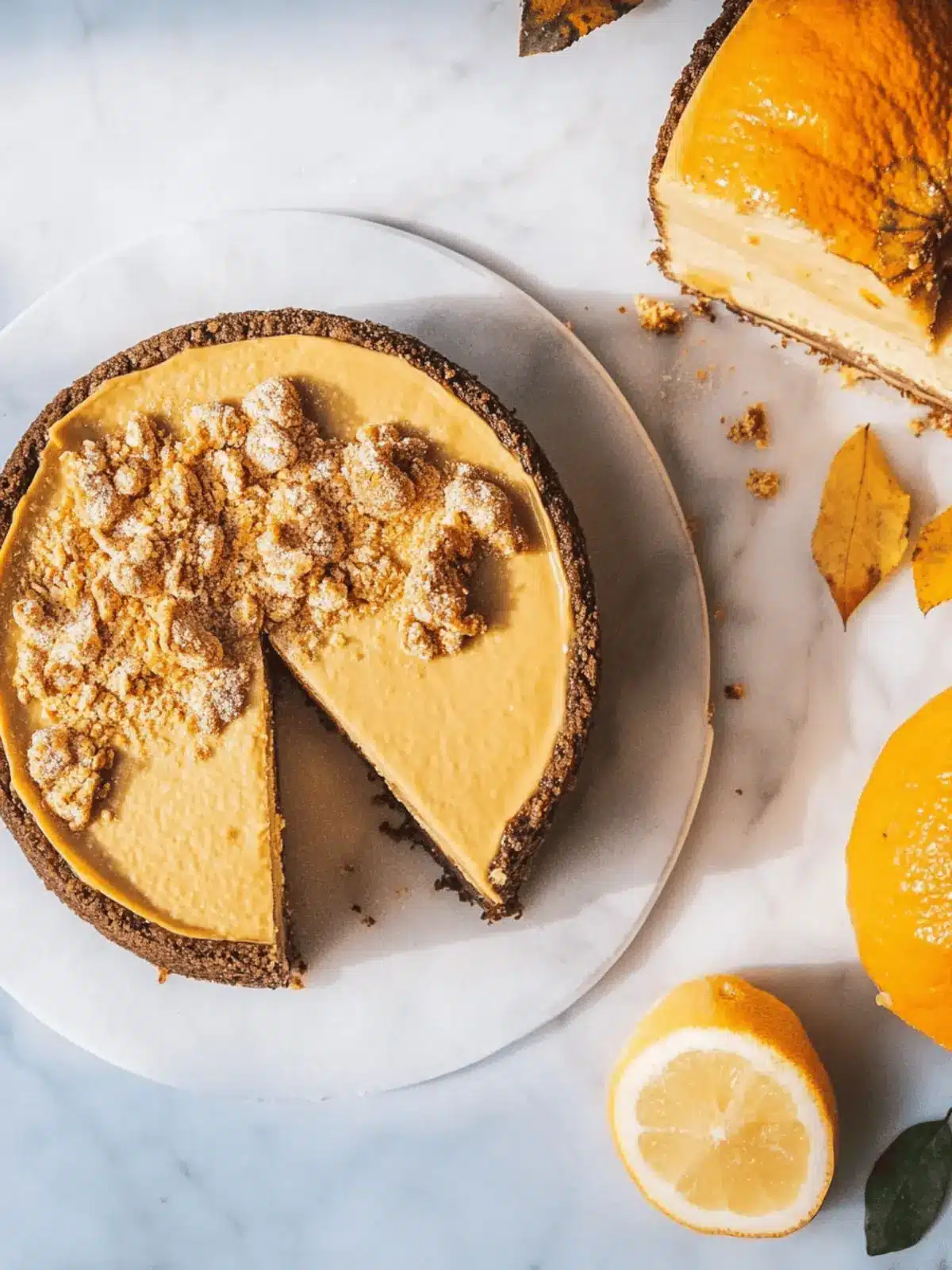 Kürbis Käsekuchen – Cremiger Genuss für den Herbst 2 Kürbis Käsekuchen
