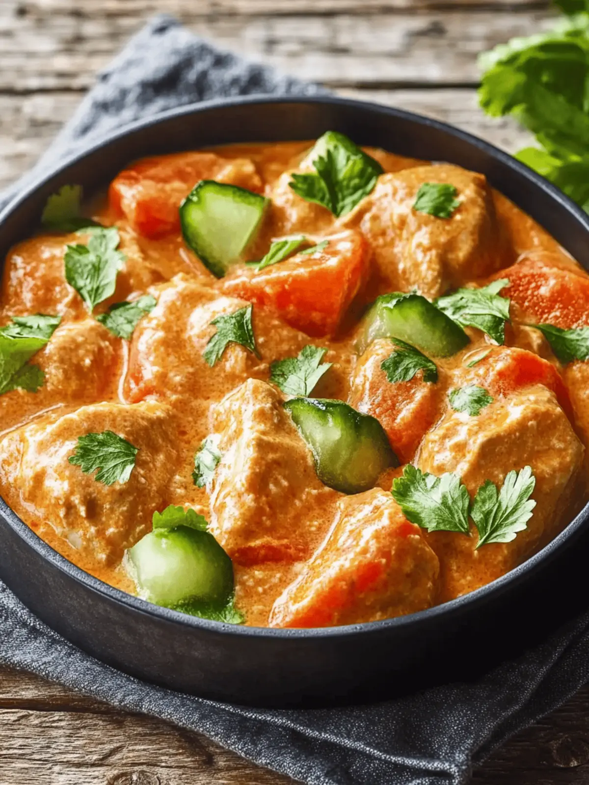Paprika-Sahne-Hähnchen