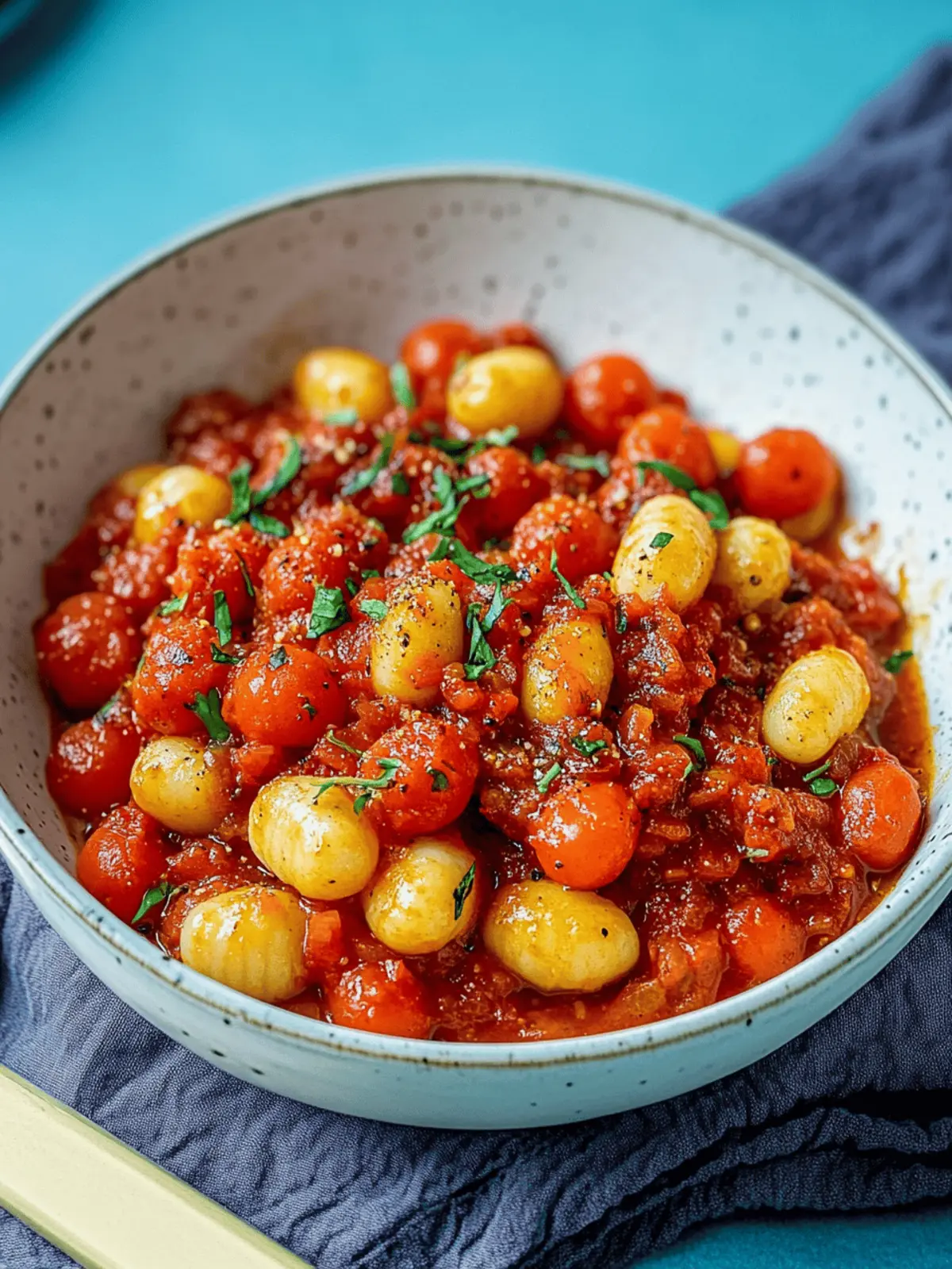 Schnelle Gnocchi mit Tomatensoße für jeden Tag 3 Schnelle Gnocchi mit Tomatensoße