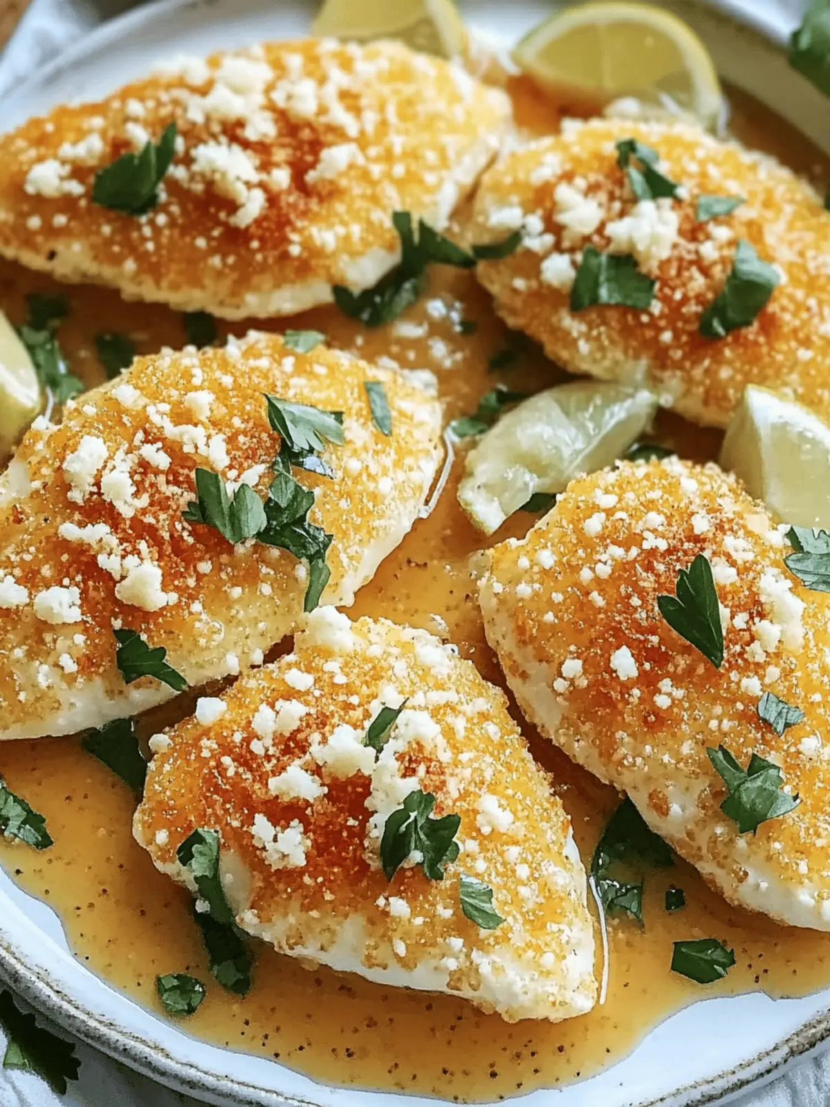 Crispy Parmesan Hähnchen mit Knoblauchsoße Rezept