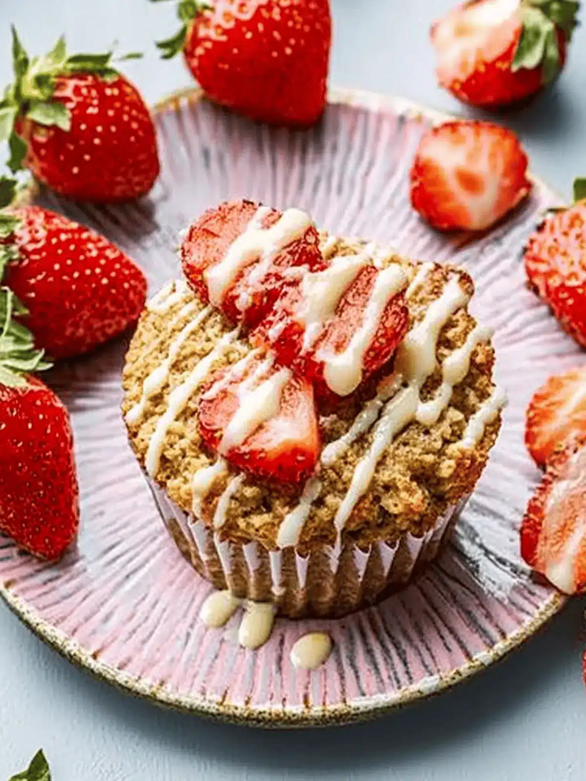 Vegan Doppel-Erdbeer-Muffins für fruchtigen Genuss 2 Vegan Doppel-Erdbeer-Muffins