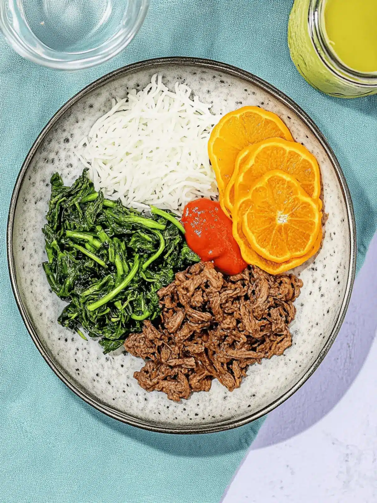 Koreanische Rinderhack-Bowl