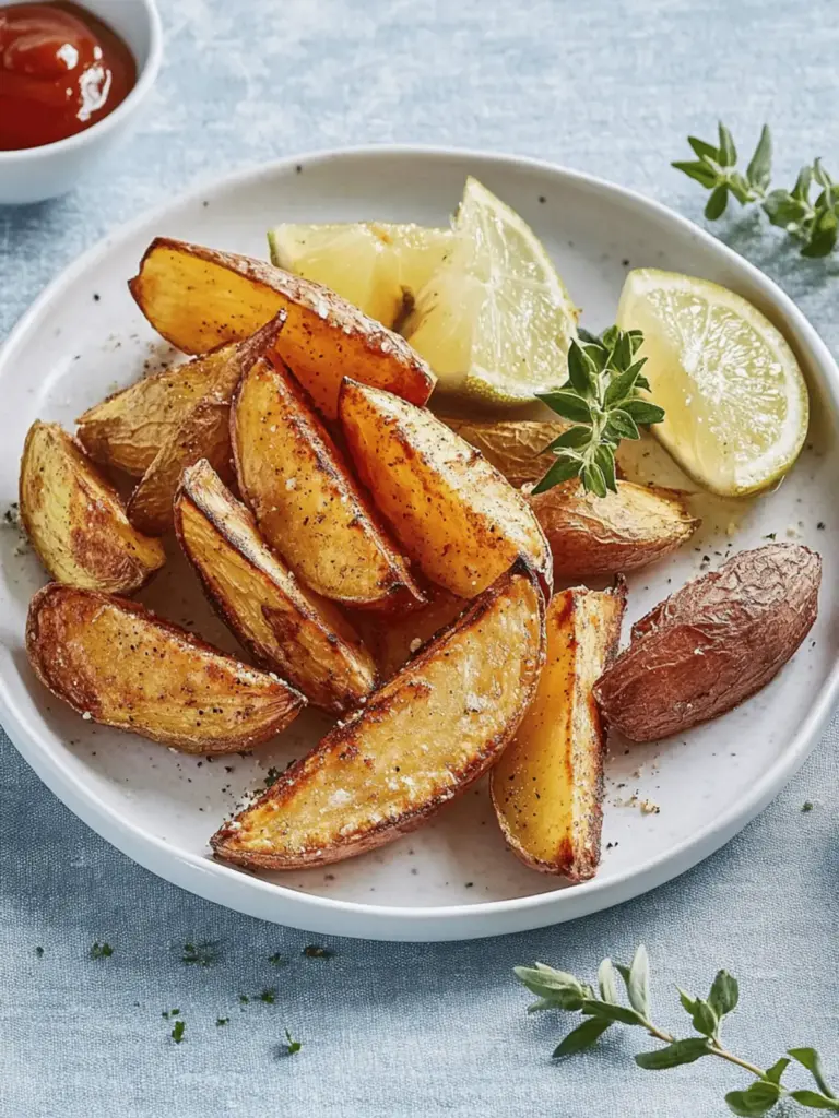 Knusprige Airfryer Kartoffelspalten