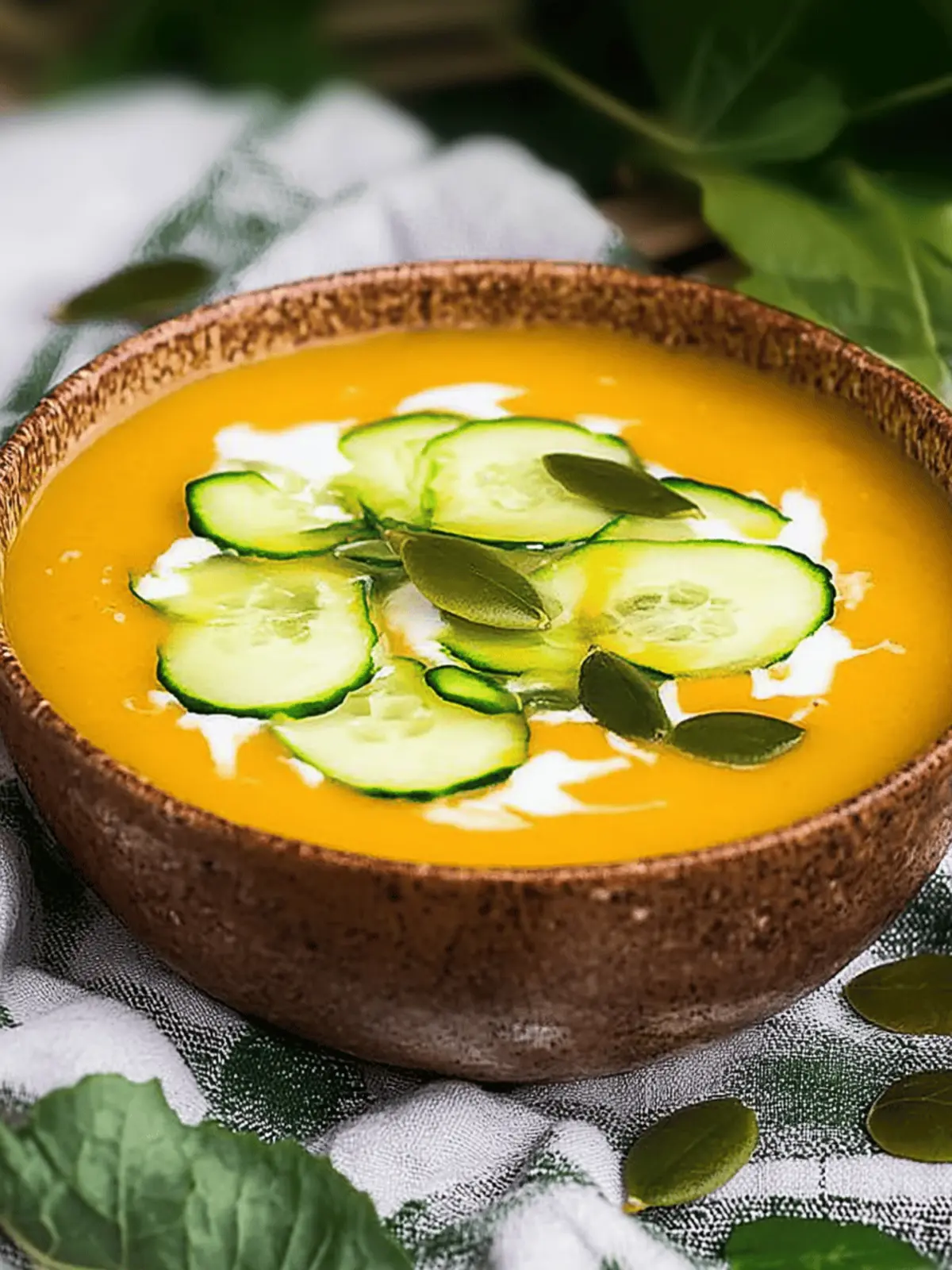 Kürbissuppe mit Kokosmilch