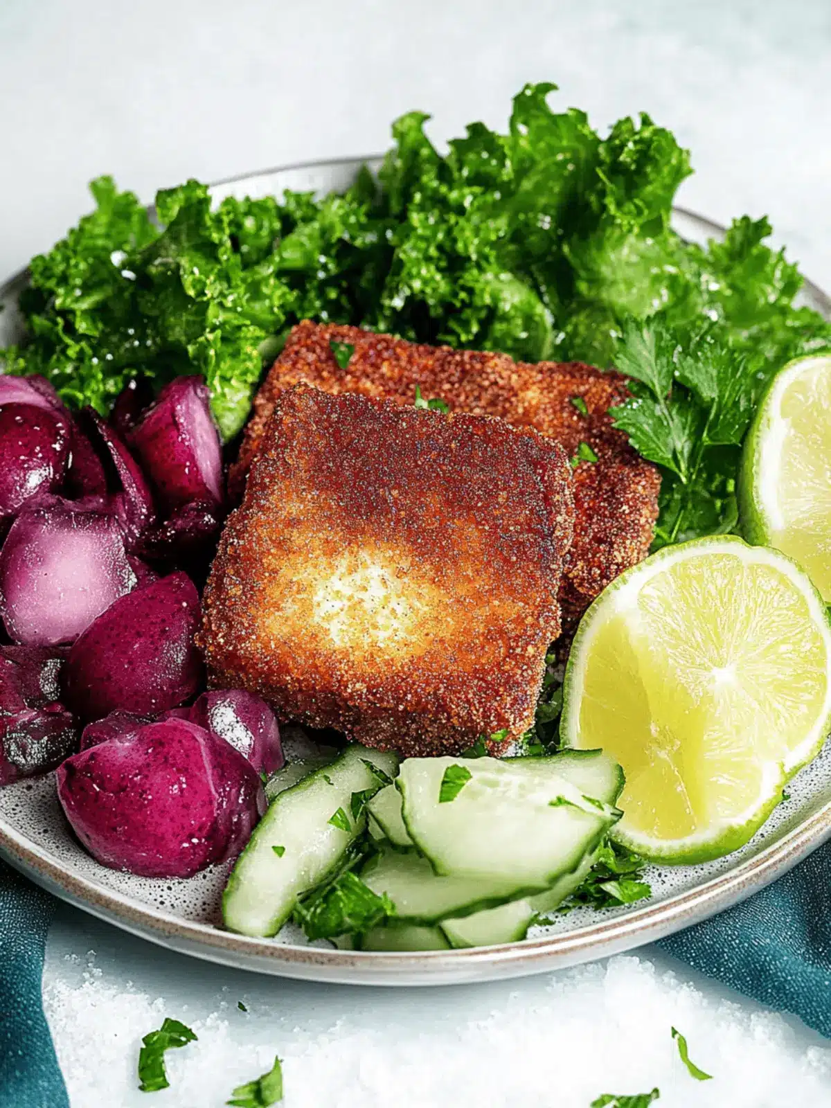 Knuspriges veganes Tofu-Schnitzel für jeden Tag 4 Knuspriges veganes Tofu-Schnitzel