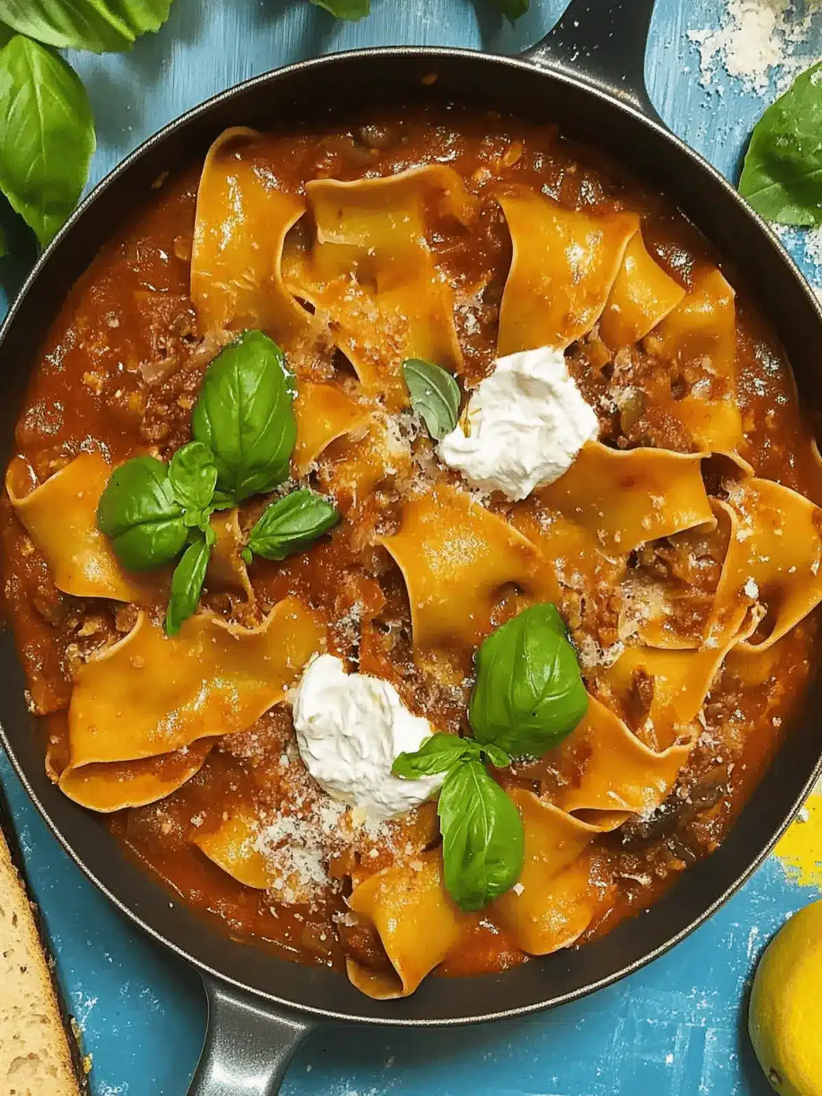 Schnelle Lasagnensuppe – Ein vegetarischer Genuss 5 Lasagnensuppe