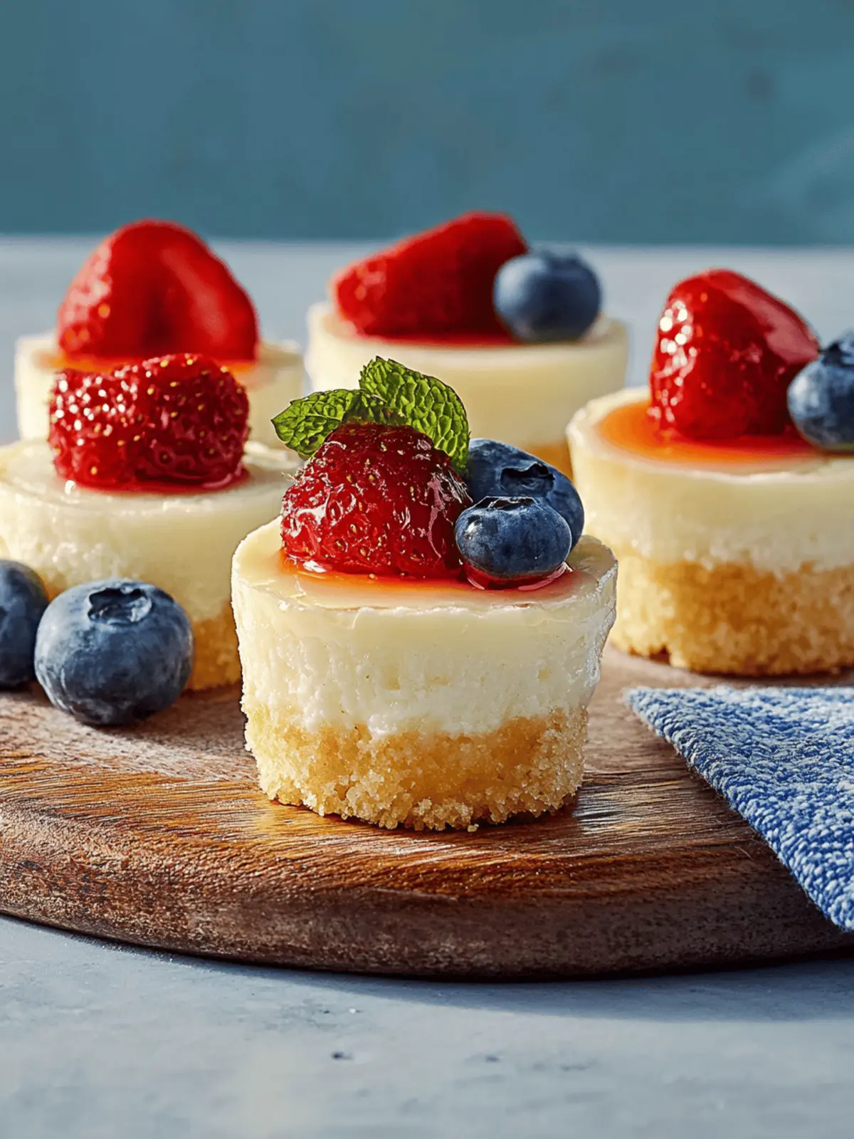 Mini-Käsekuchen: Ein Genuss für jeden Anlass 5 Mini-Käsekuchen