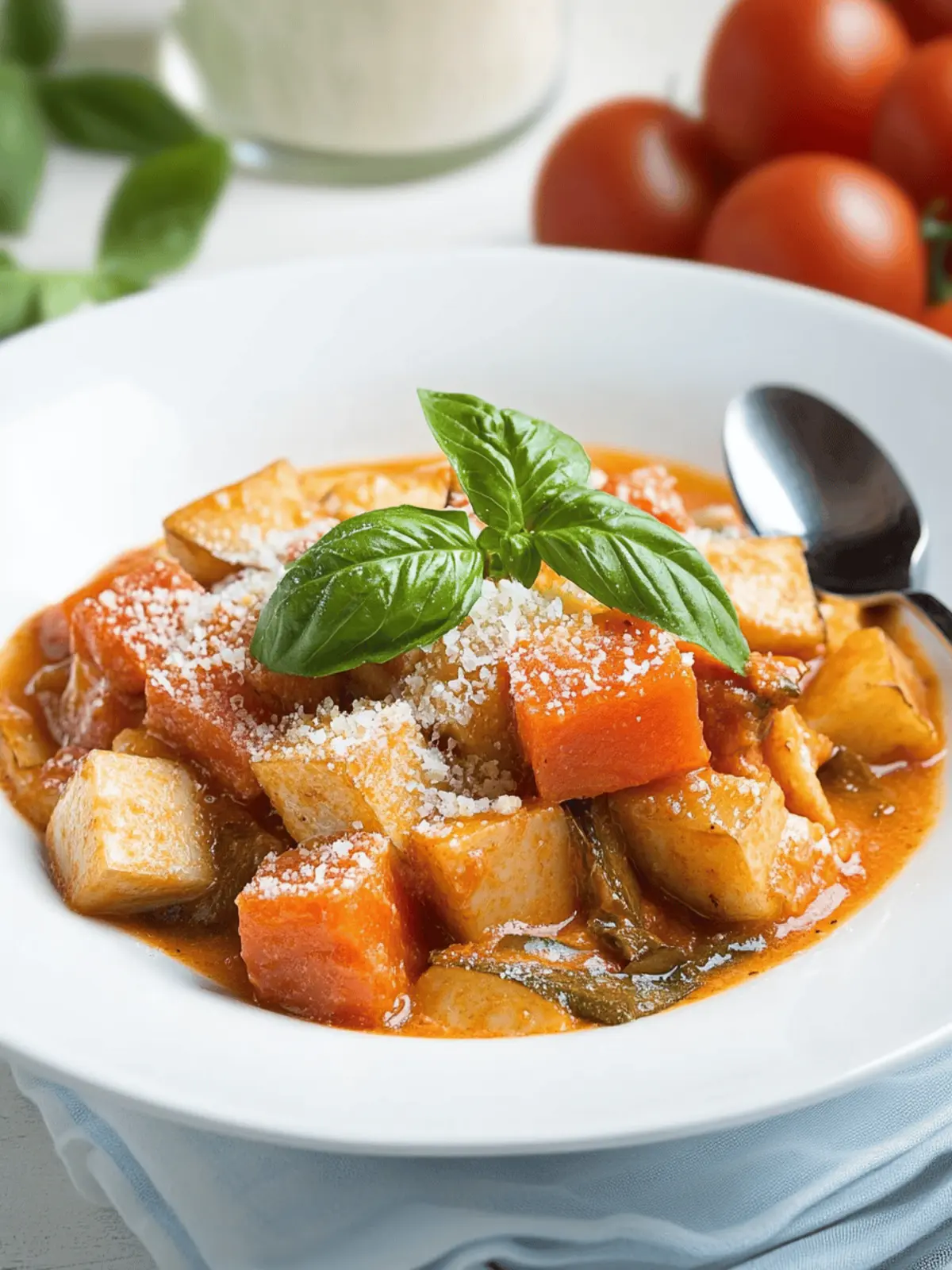 Sahnige Kokossauce mit würzigem Tofu 4 Creamy coconut sauce with spicy tofu