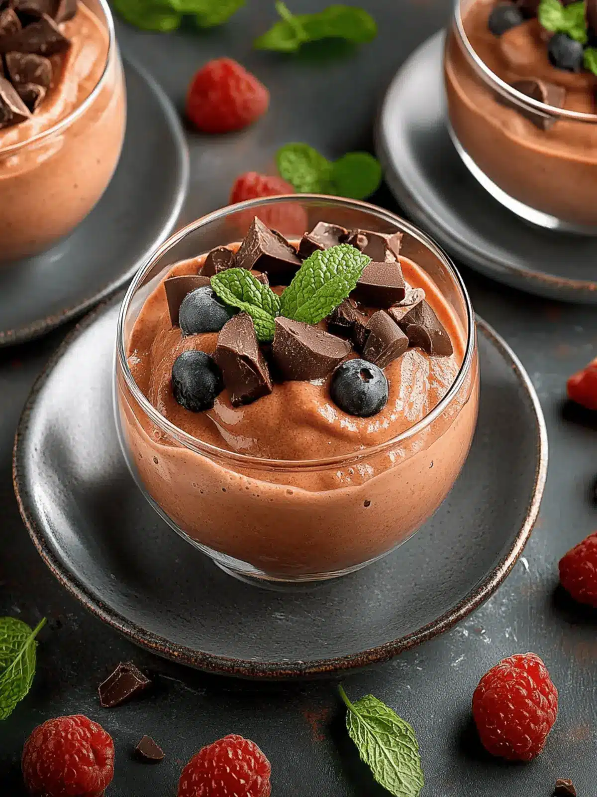 Mousse au Chocolat ohne Ei