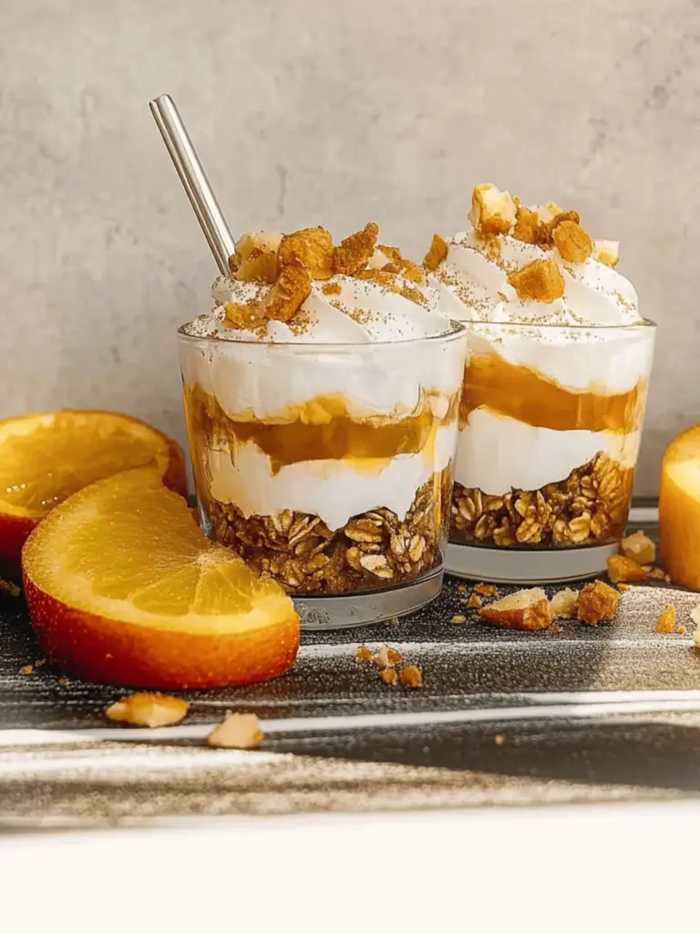 Bratapfel Karamell Schichtdessert