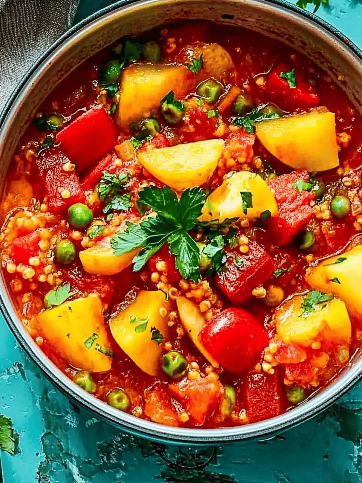 Vegetarischer Bauerntopf für Gemütliche Winterabende 4 Vegetarischer Bauerntopf