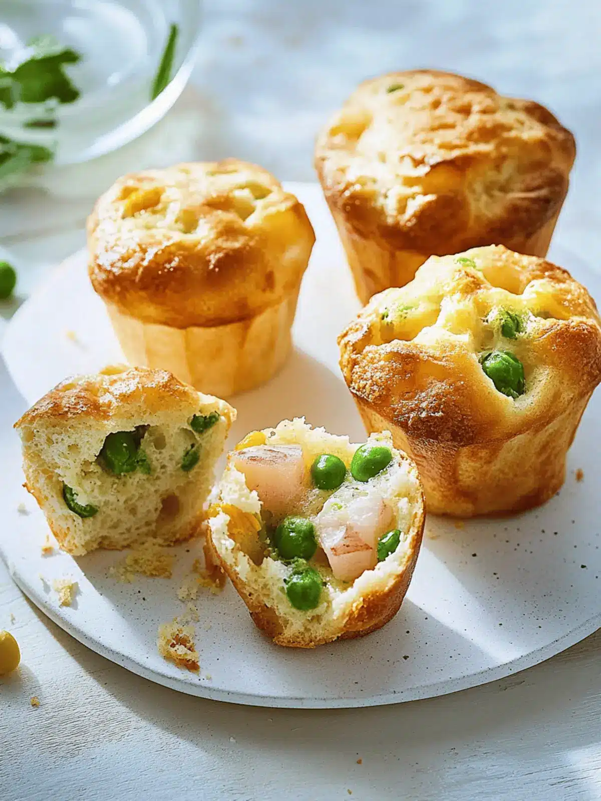 Schnelle herzhafte Muffins