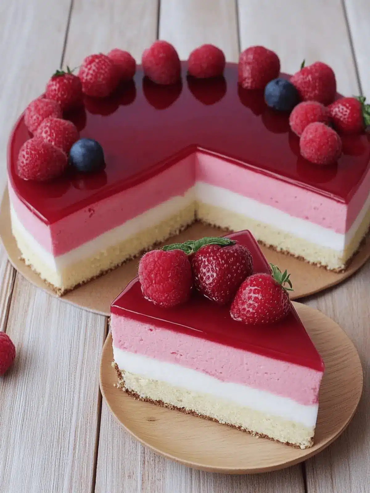 Weißer Schokoladen Himbeer Kuchen für jeden Anlass 4 Weißer Schokoladen Himbeer Kuchen