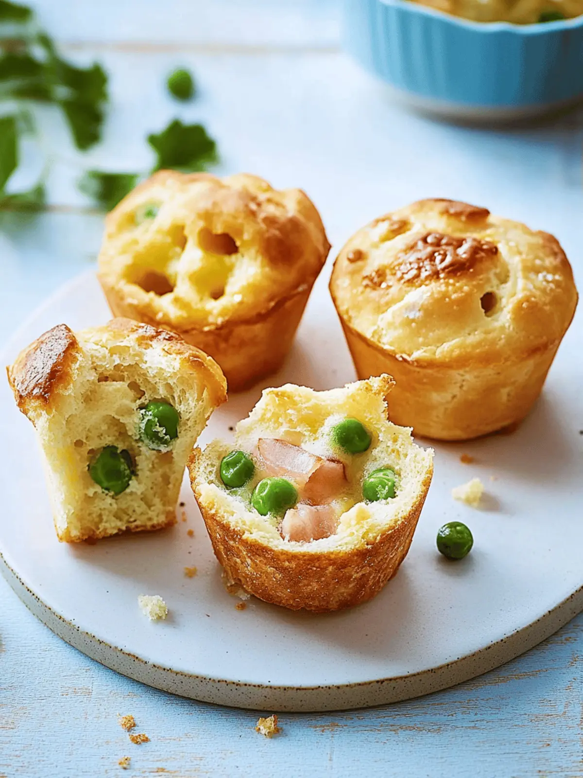 Schnelle herzhafte Muffins