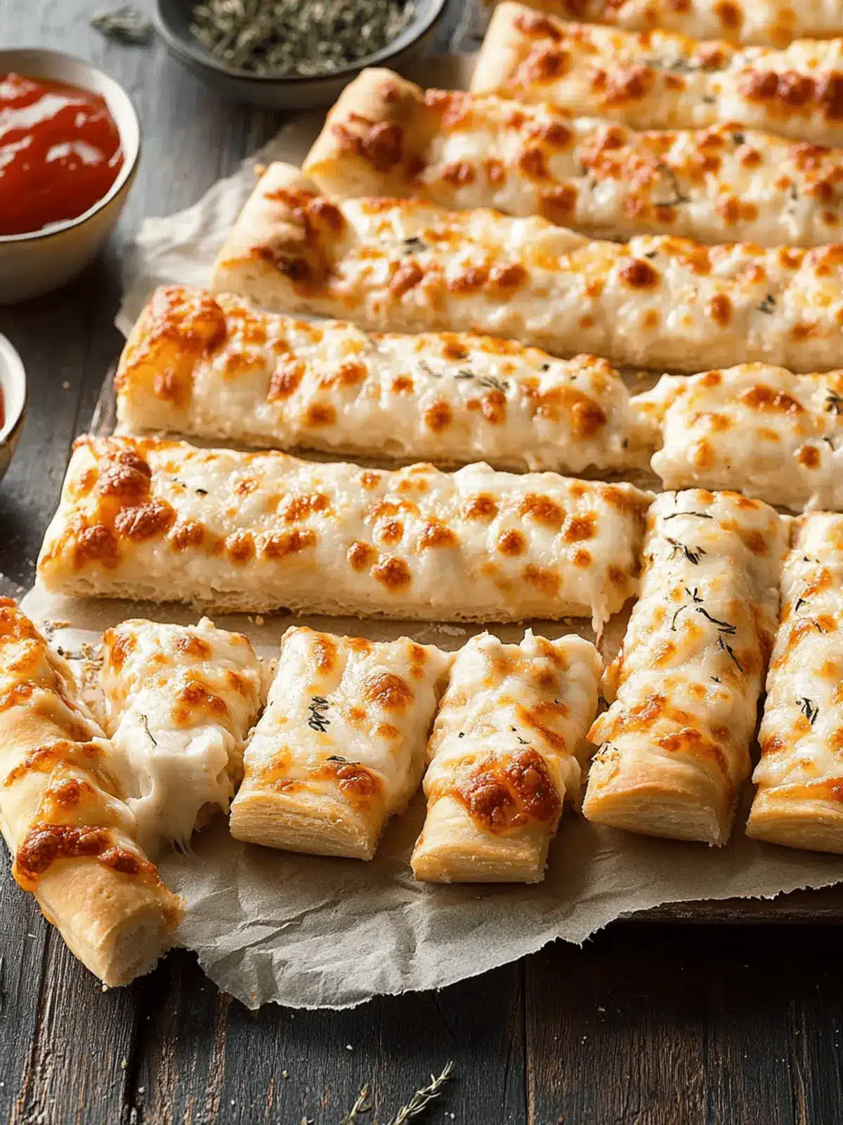 Pizza-Stangen für den perfekten Snack-Moment 5 Pizza-Stangen