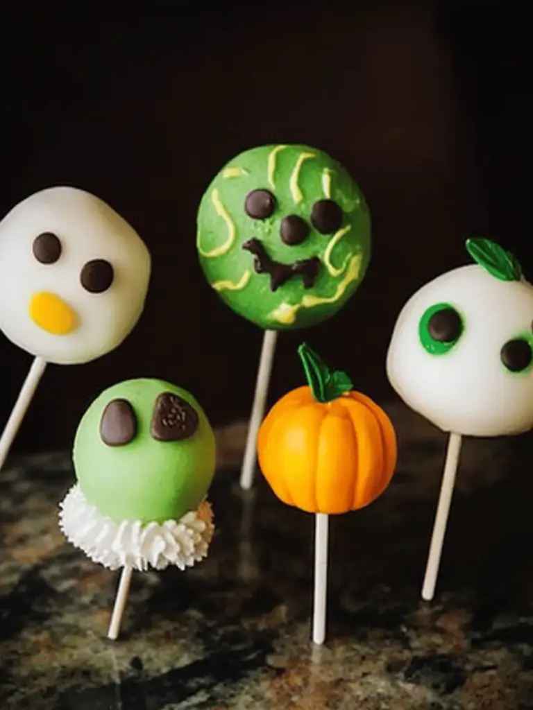 Halloween-Kuchen-Pops