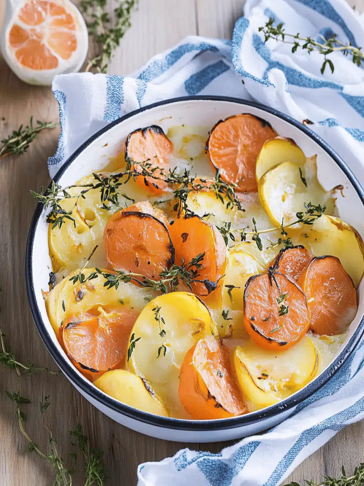 Bunter Kartoffelgratin mit Gemüse für jeden Anlass 4 Bunter Kartoffelgratin mit Gemüse