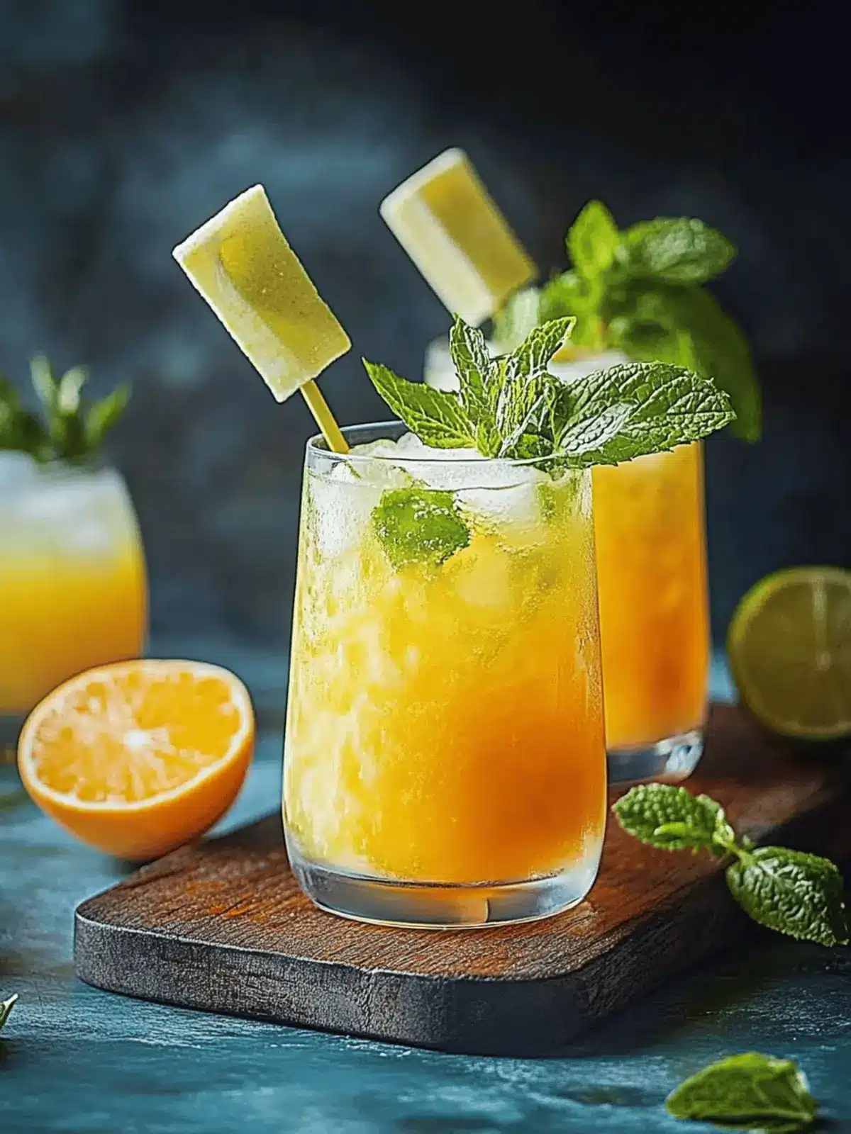 Mango Limetten Cocktail alkoholfrei für heiße Tage 3 Mango Limetten Cocktail alkoholfrei