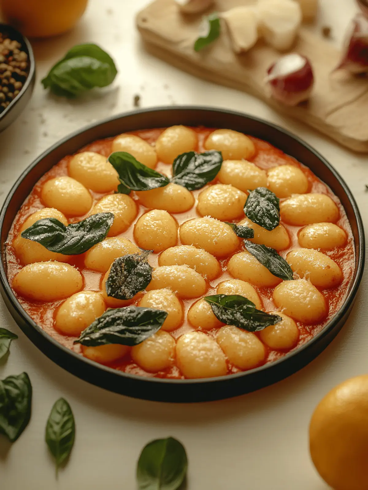 Diese leckere Gnocchi Pfanne mit Spinat und Käse 3 Diese leckere Gnocchi Pfanne