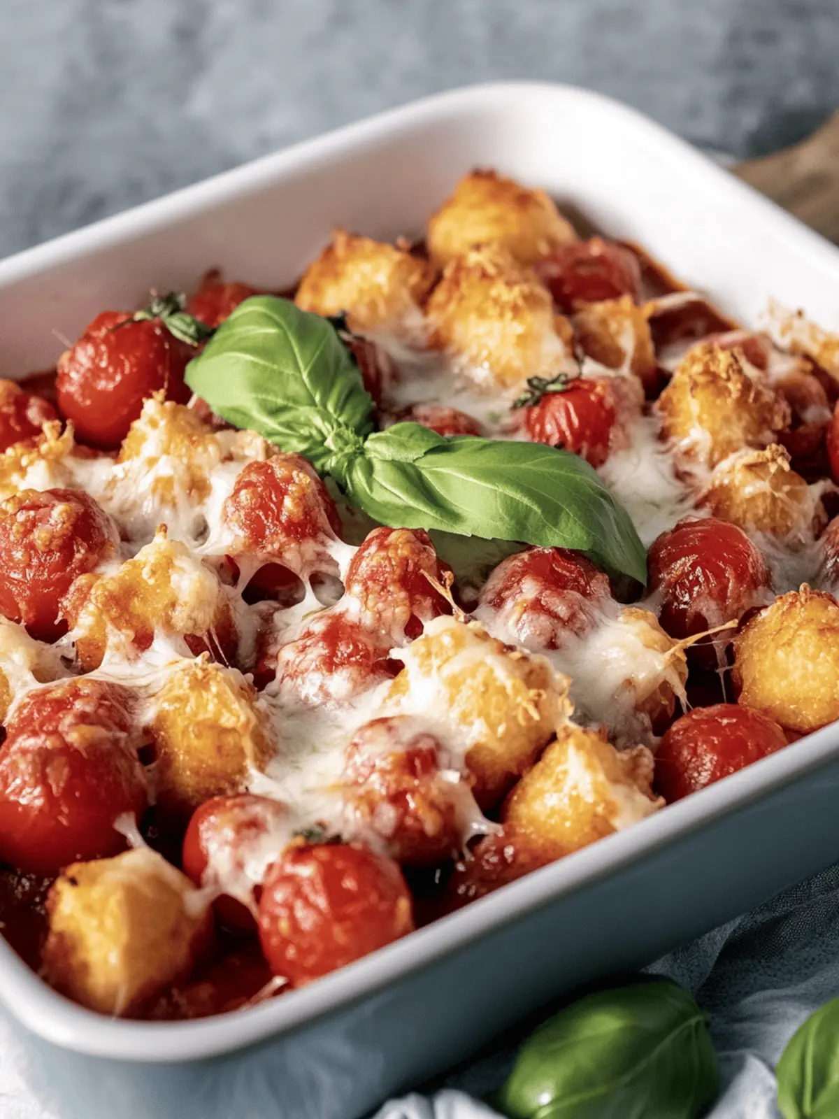 Gnocchi Auflauf Tomate Mozzarella für herzhaften Genuss 4 Gnocchi Auflauf Tomate Mozzarella