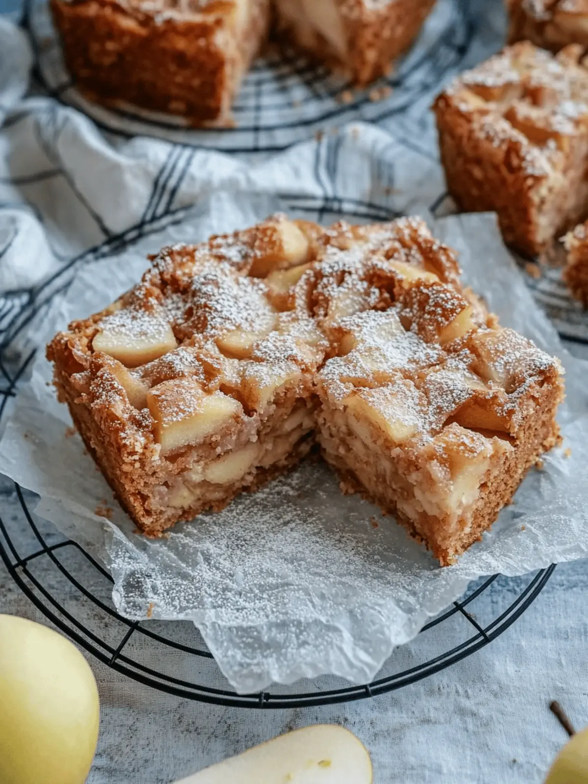 Zimtschnecken-Apfelkuchen