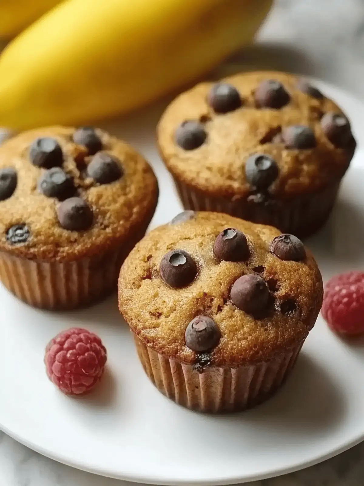 Schoko Bananen Muffins