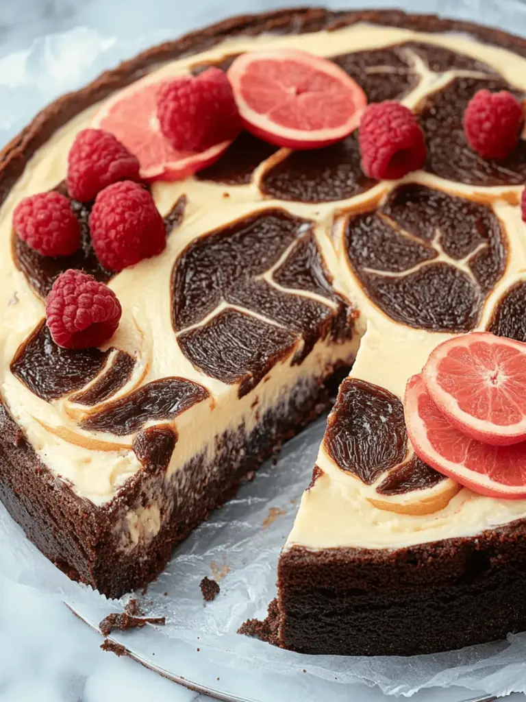 Brownie-Käsekuchen-Geburtstagstorte