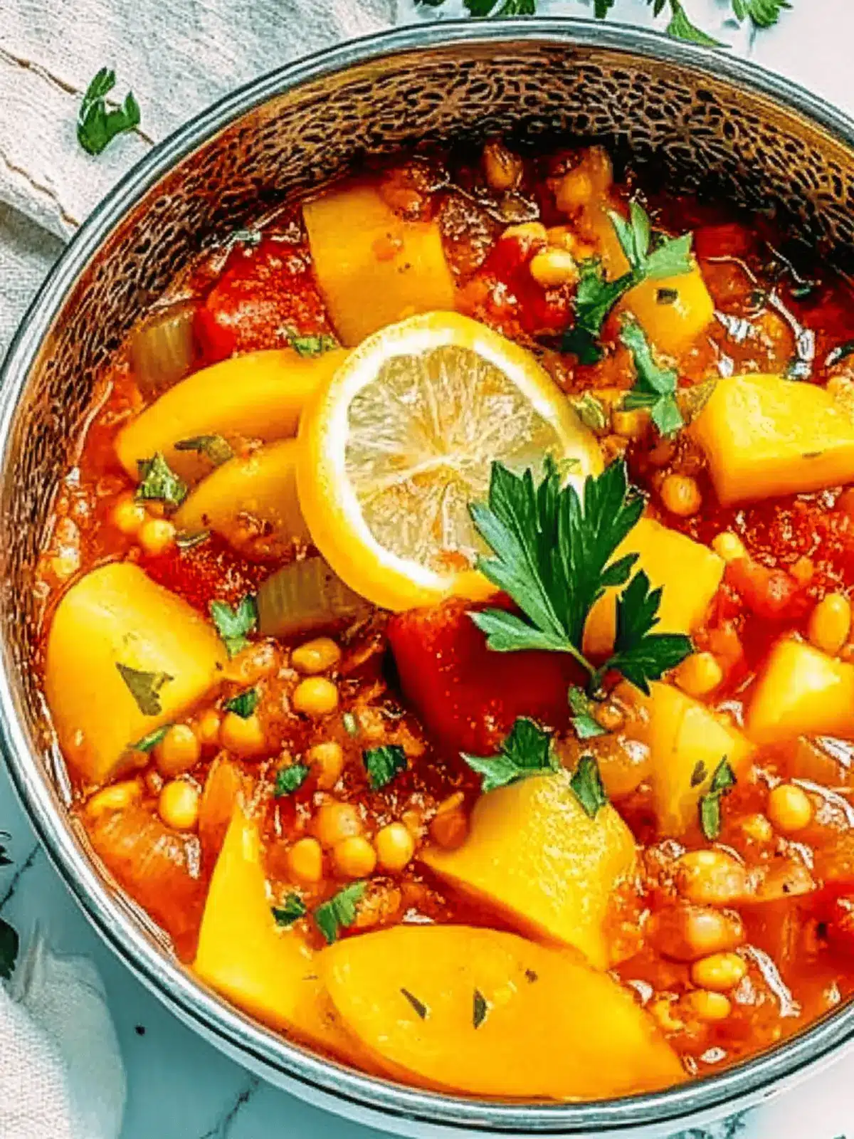 Vegetarischer Bauerntopf für Gemütliche Winterabende 2 Vegetarischer Bauerntopf