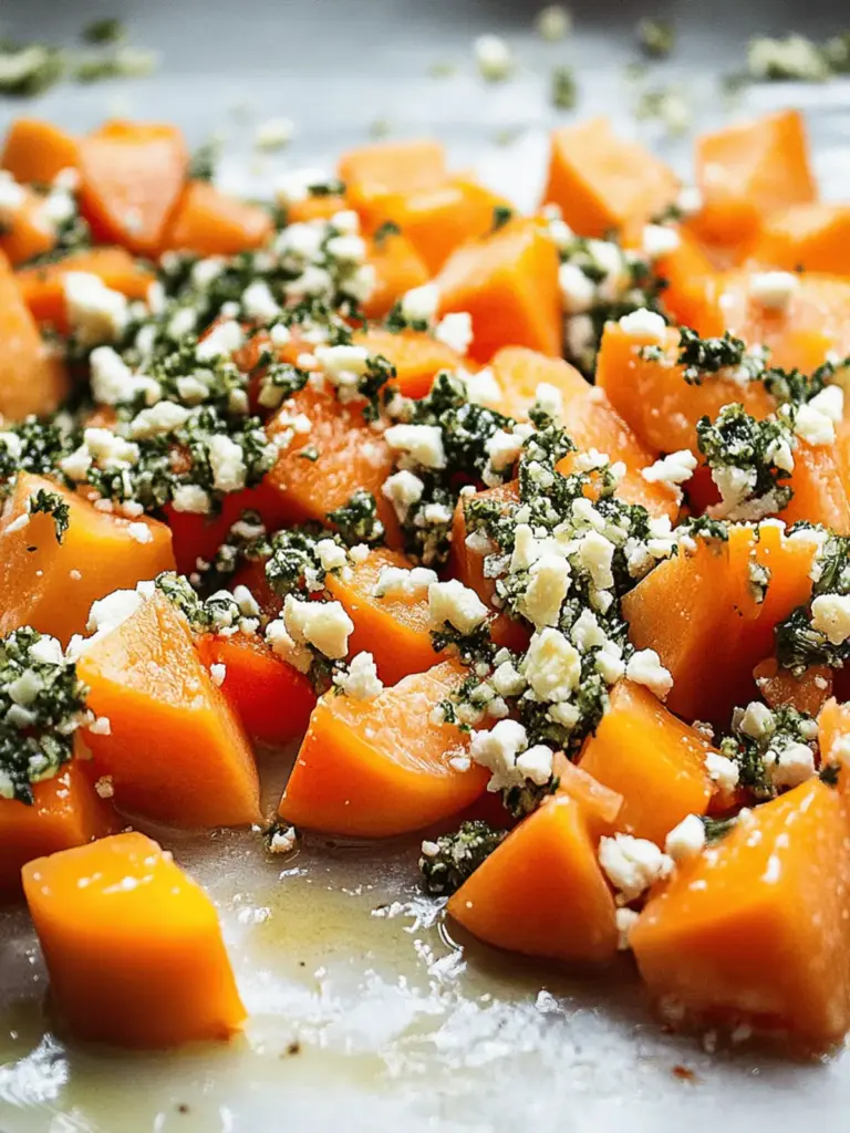 Gebackener Hokkaido-Kürbis mit Feta