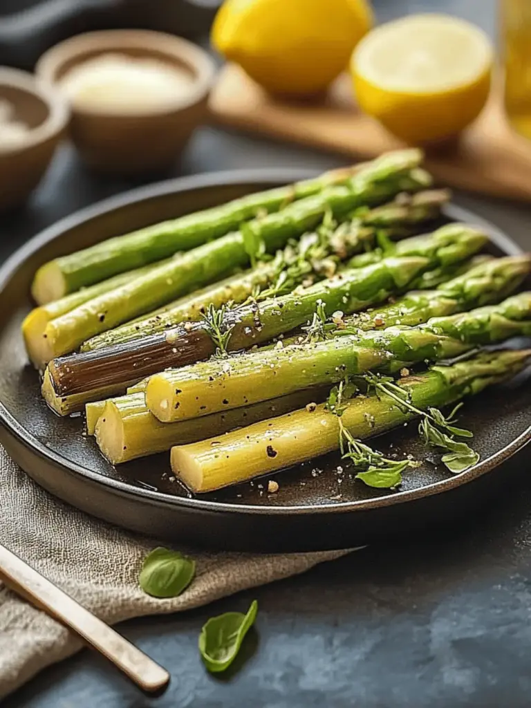 Gegrillter Spargel mit Parmesan