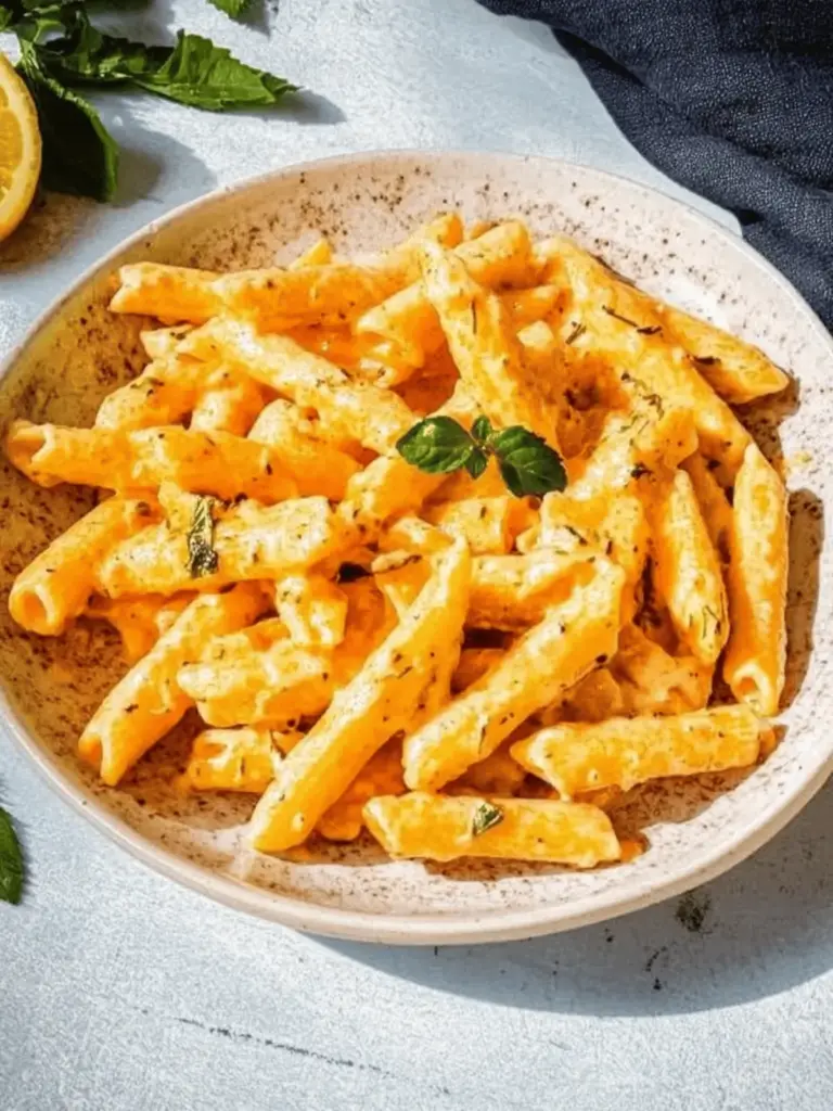 Kürbis Parmesan Pasta Creme