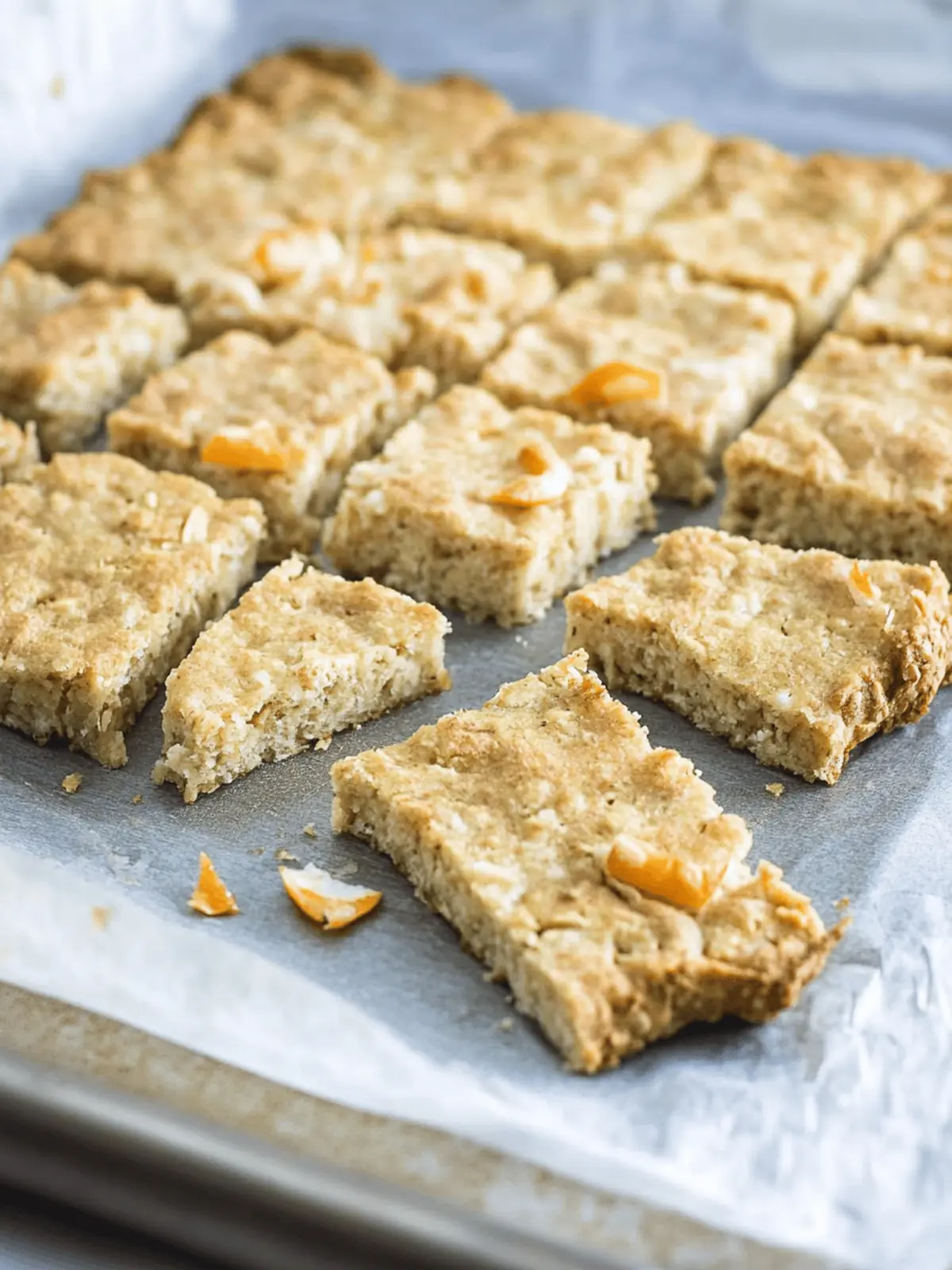 Apple-Cinnamon-Oatmeal-Bar from the oven