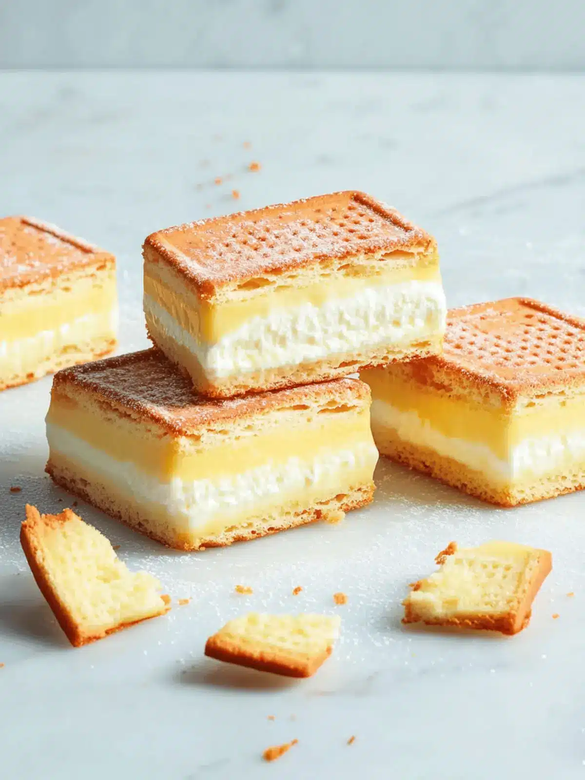 Cremige Vanille-Träume zwischen zwei Keksen 5 Creamy vanilla dreams between two cookies