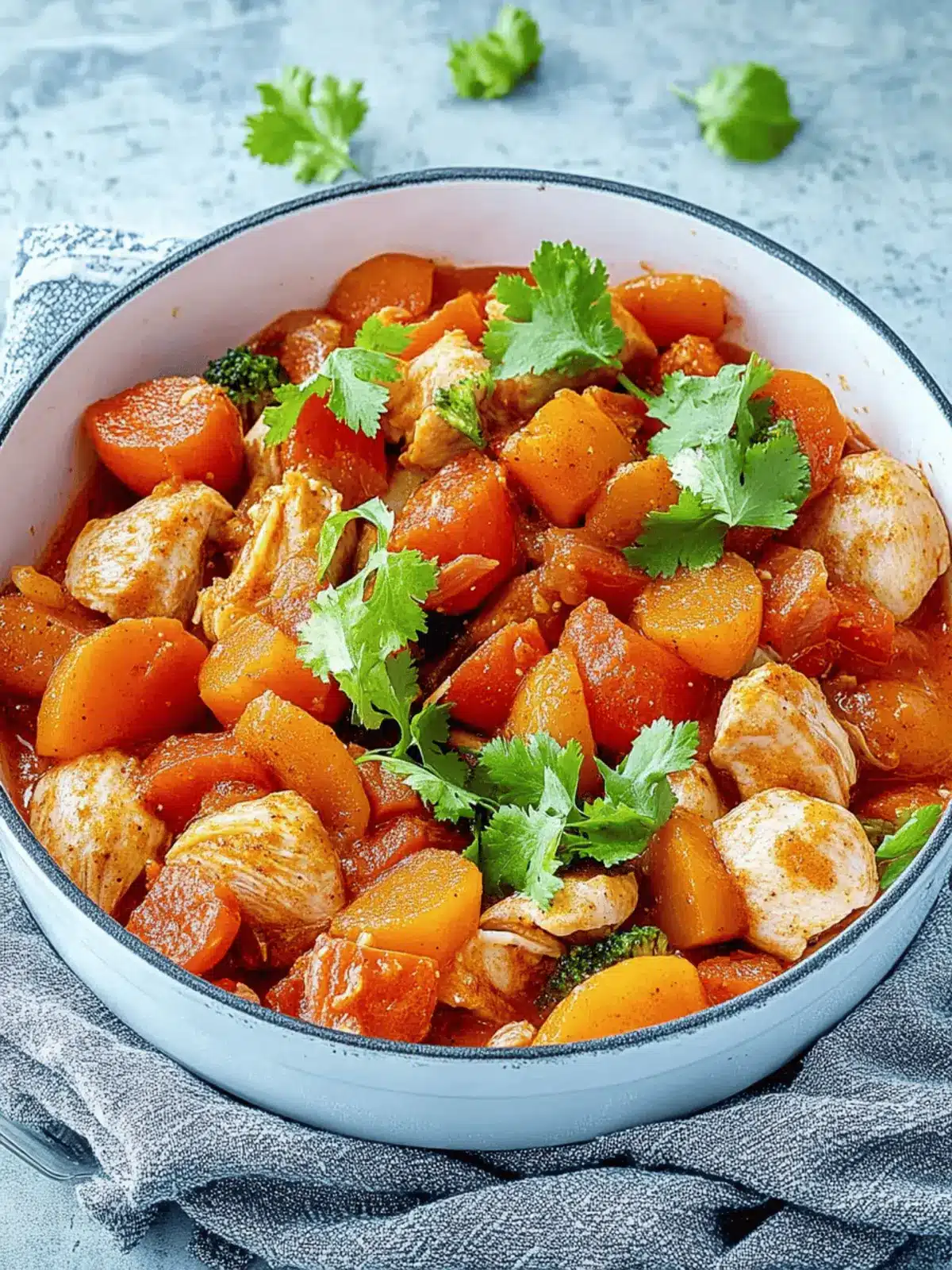 Kürbis Hähnchen Pfanne mit Reis für schnelle Wochenabende 2 Kürbis Hähnchen Pfanne mit Reis