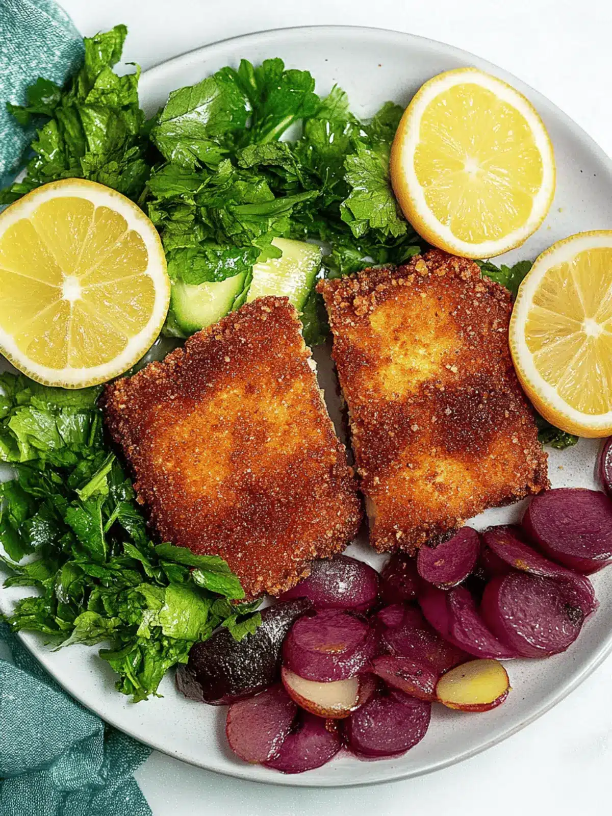 Knuspriges veganes Tofu-Schnitzel für jeden Tag 3 Knuspriges veganes Tofu-Schnitzel