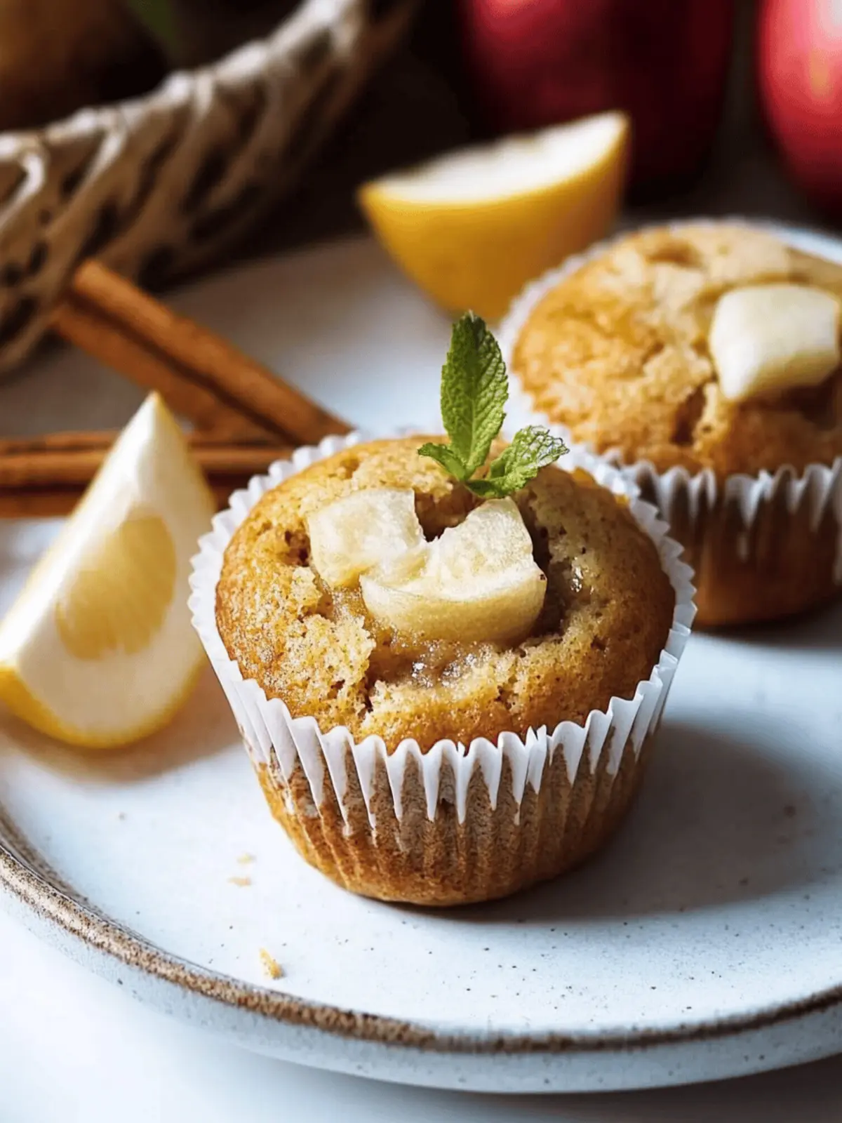 Apfel-Zimt Muffins für Veganer: Schnell & Einfach 4 Apfel-Zimt Muffins