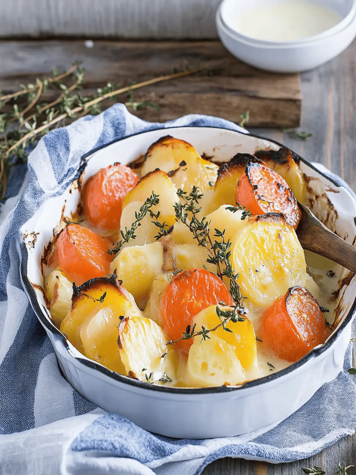 Bunter Kartoffelgratin mit Gemüse für jeden Anlass 3 Bunter Kartoffelgratin mit Gemüse
