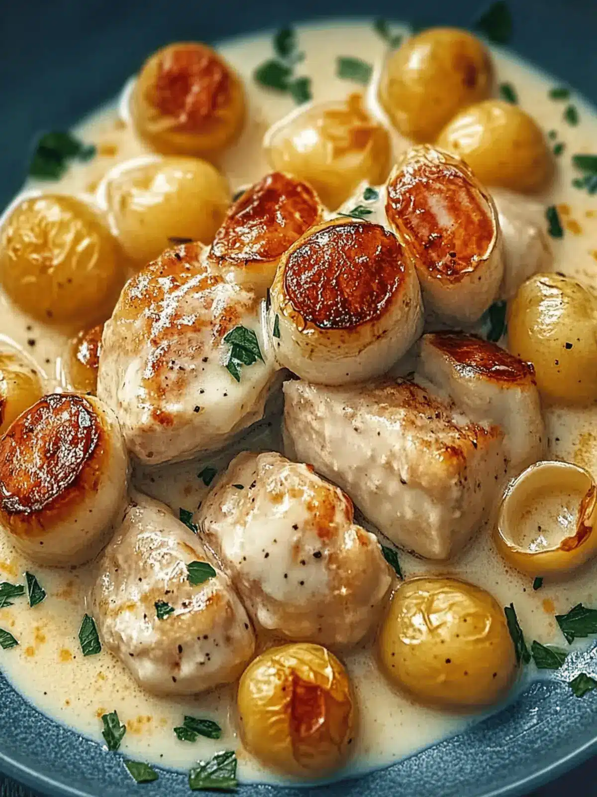 Asiago-Hühnchen mit Gnocchi: Schnelle italienische Küche 3 Asiago-Hühnchen mit Gnocchi
