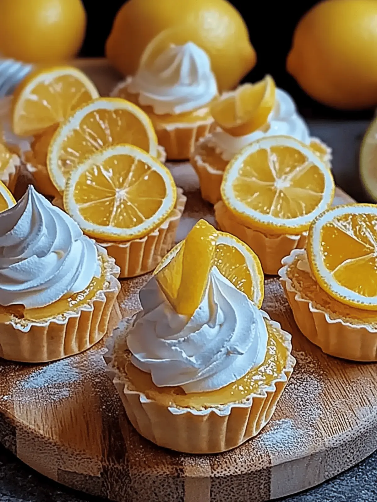 Spritzige Mini-Zitronen-Baiser-Törtchen für Feste 5 Spritzige Mini-Zitronen-Baiser-Törtchen