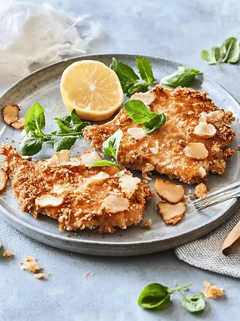 Knuspriges Zwiebelschnitzel aus dem Airfryer Rezept