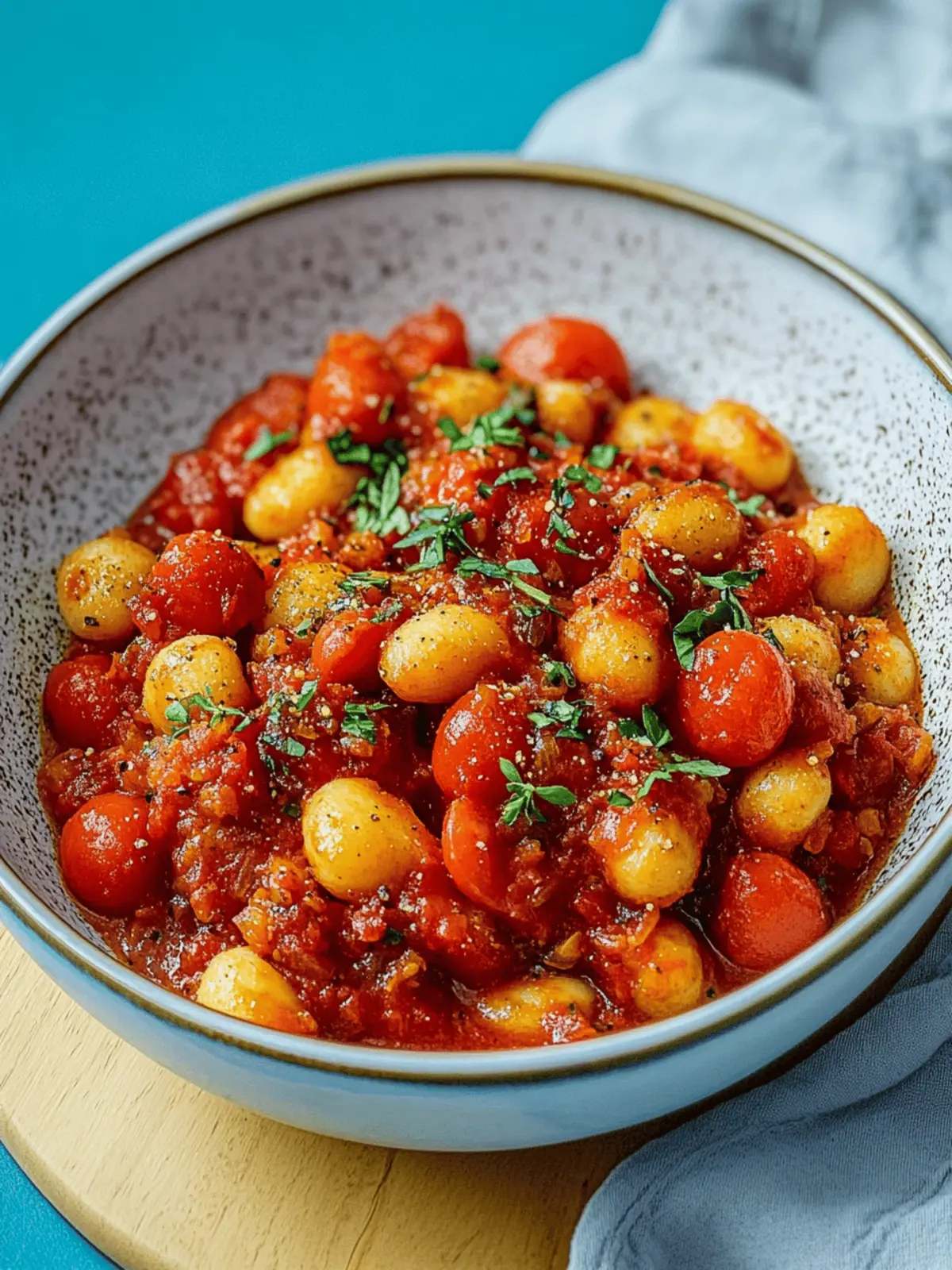 Schnelle Gnocchi mit Tomatensoße für jeden Tag 5 Schnelle Gnocchi mit Tomatensoße