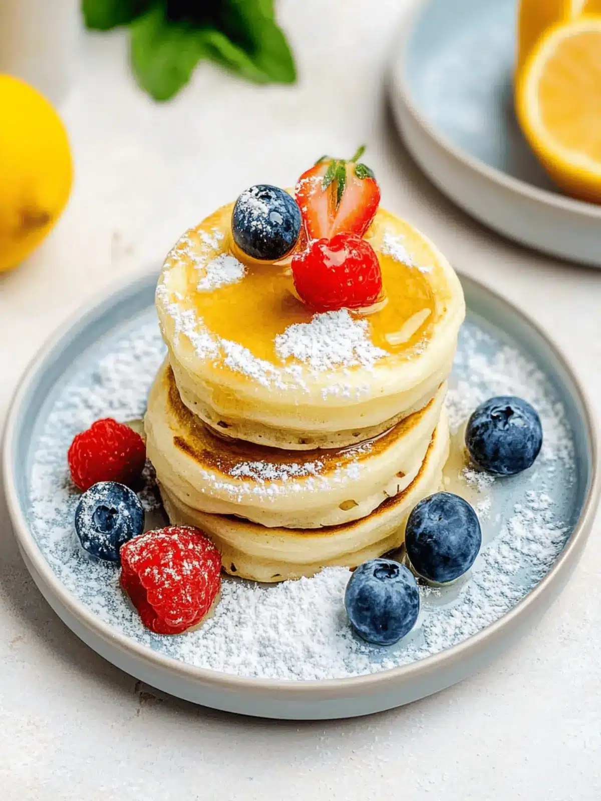 Fluffige Japanische Soufflé-Pfannkuchen