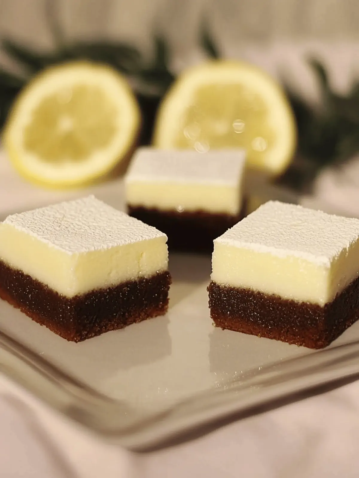 Käsekuchen Brownies Einfaches und Leckeres Dessert