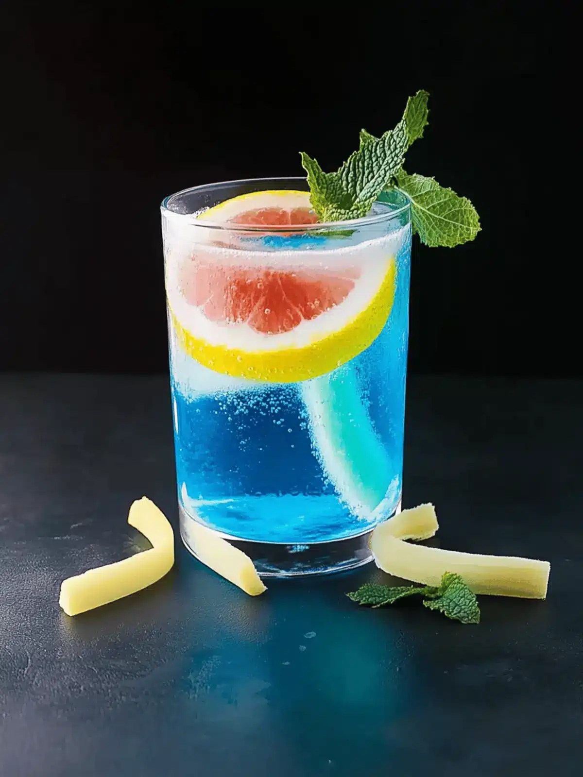 Alkoholfreier Blue Moon Cocktail: Erfrischend und lecker 2 Alkoholfreier Blue Moon Cocktail