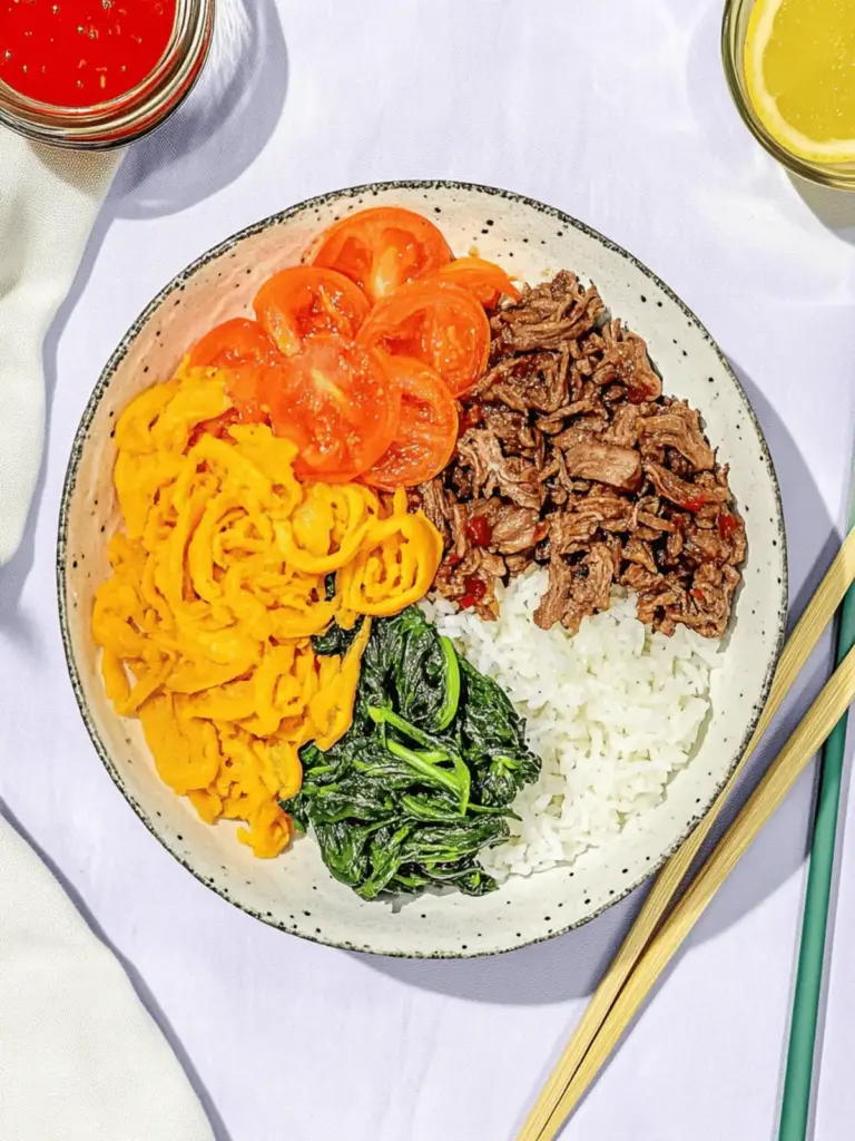 Koreanische Rinderhack-Bowl