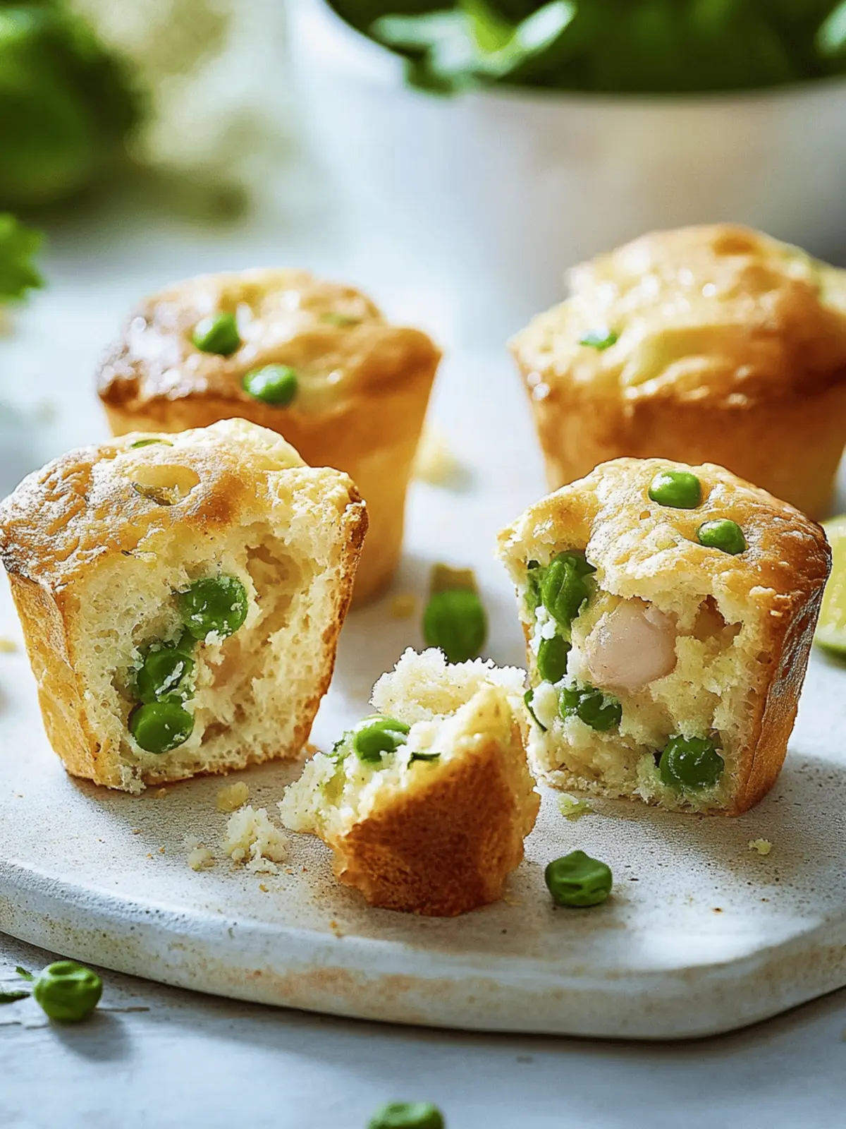 Schnelle herzhafte Muffins