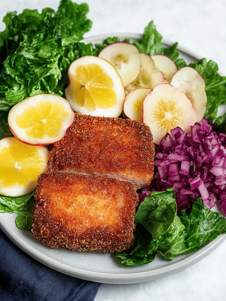 Knuspriges veganes Tofu-Schnitzel