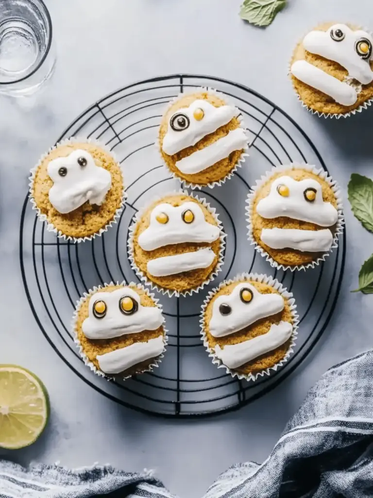 Halloween Mumien-Muffins