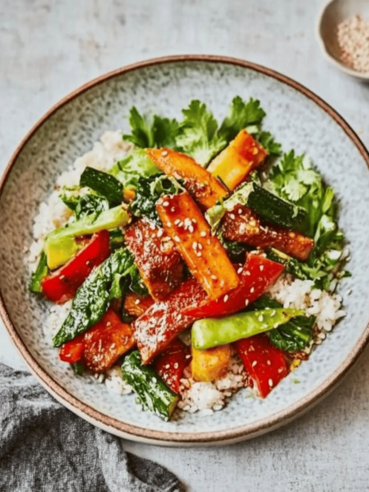 Vegetarische Gemüsepfanne