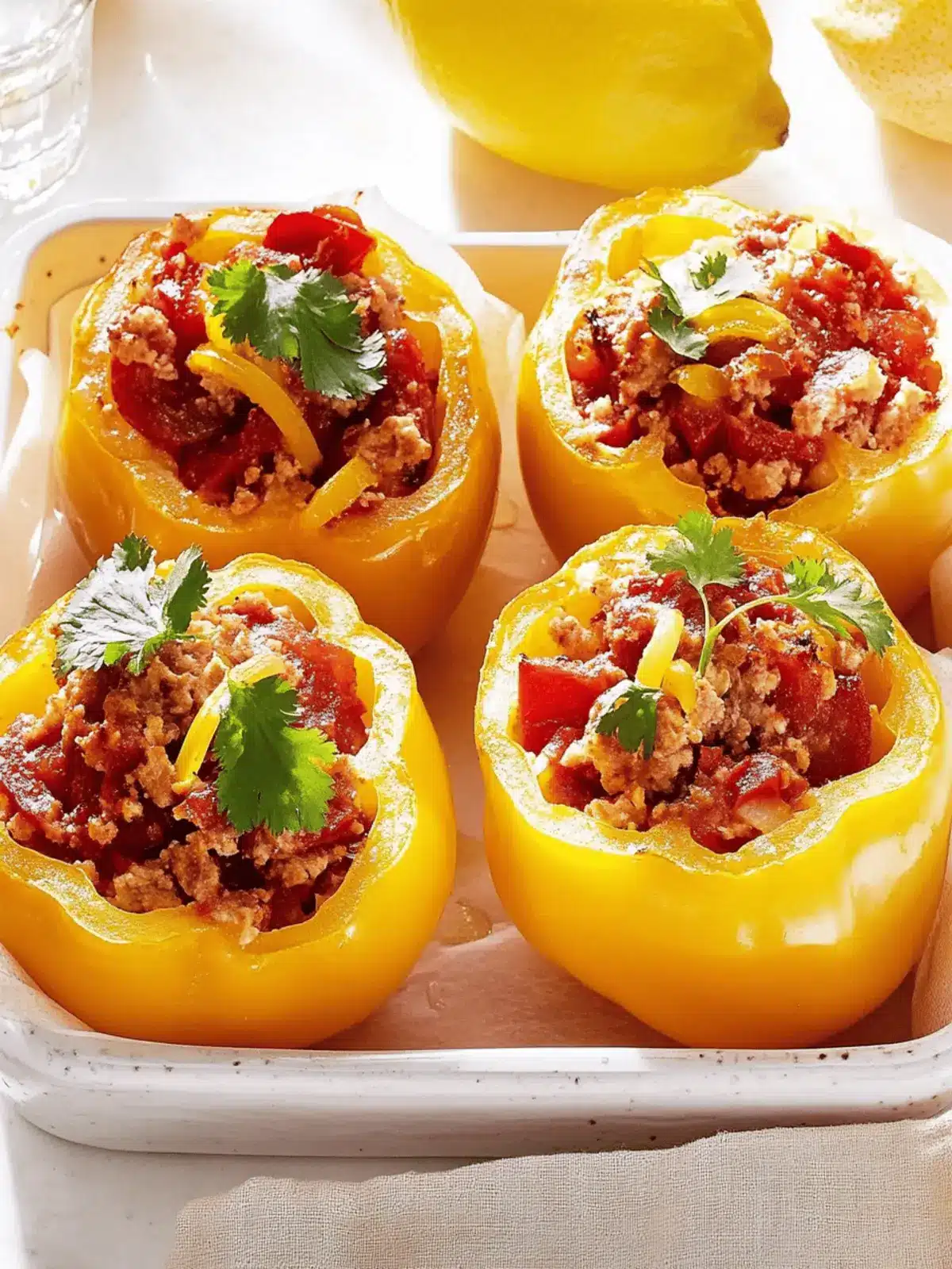 Gefüllte Paprika mit Hackfleisch für jeden Anlass 2 Gefüllte Paprika mit Hackfleisch